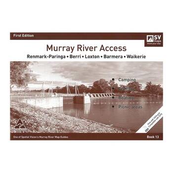  Murray River Access Book #13 Fishing Guide 22-Pages 29.5x20cm - Brown