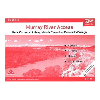  Murray River Access Book #10 Fishing Guide 24-Pages 29.5x21cm - Red
