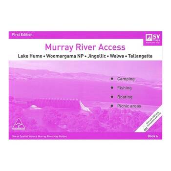  Murray River Access Book #6 Fishing Guide 40-Pages 21x30cm - Purple
