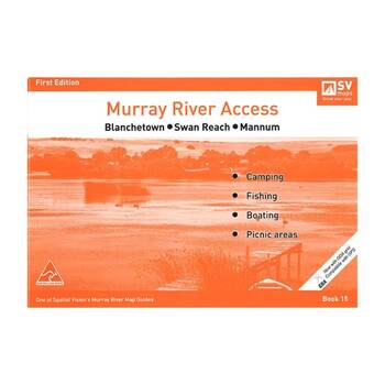  Murray River Access Book #15 Fishing Guide 32-Pages 21x30cm - Orange