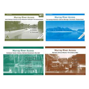 4pc  AFN Murray River Access Book #1/2/3/4 Fishing Guide Combo Set