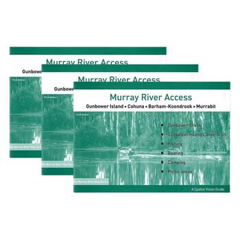 3PK Murray River Access Book #4 Fishing Guide 46-Pages 21x30cm - Yellow