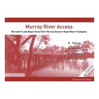 3PK  Murray River Access Book #8 Fishing Guide 36-Pages 21x30cm - Orange