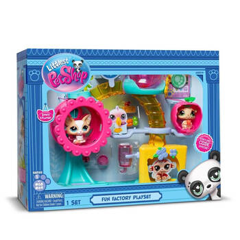 Littlest Pet Shop Fun Factory Playground Playset Kids 4y+