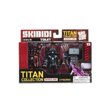3pc Skibidi Toilet Titan Collection Mini Figure Set S1 Kids 8y+