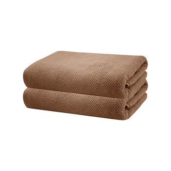 2pc Bambury Ultra soft Angove Bath Towel 70x140cm Woodrose Cotton Woven