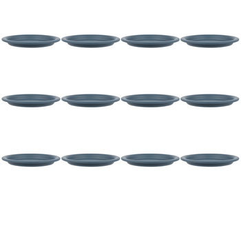 12PK Homeleisure Balconia Round Saucer For 25cm Pot Blue Garden 