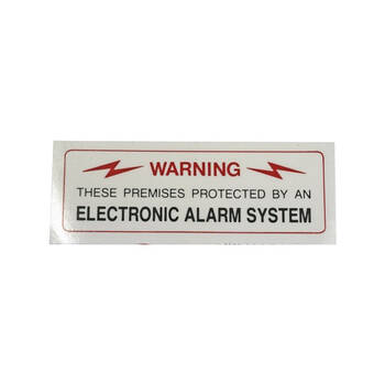 SECURITY STICKER SOLD AS EACH