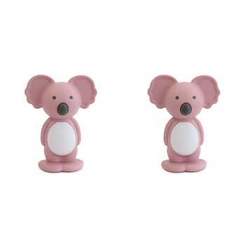 2PK Bubba Blue Koala Baby/Childrens Teething Toy, Berry 3m+