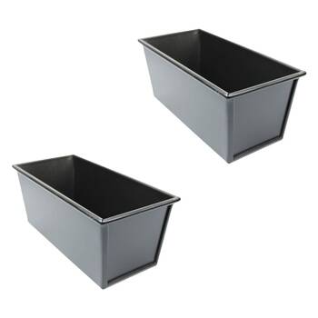 2PK Brunswick Bakers Heavy Duty Baking Tin Alu-Steel Non-Stick 450g