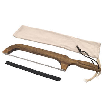 Brunswick Bakers Bread Bow Stainless Steel Cooking Knife w/ Wooden Handle 27.5cm