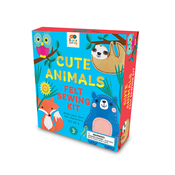 Buddy & Barney Cute Animals Felt Sewing Kit Kids 3y+