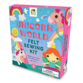 Buddy & Barney Unicorn World Felt Sewing Kit Kids 3y+