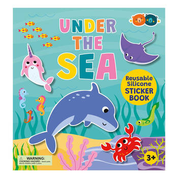 Buddy & Barney Reusable Silicone Sticker Book Sea 3y+