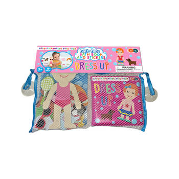 19pc Buddy & Barney Colour Changing Bath Book & Stickers Dress Up 3y+