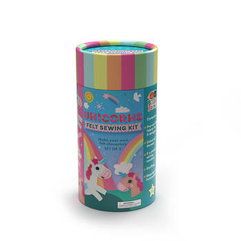 Buddy & Barney Felt Sewing Craft Kit Tube Unicorns 3y+