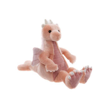 Charlie Bears Hearts Kids Plush Dragon Toy Bearhouse Range 18M+ Pink