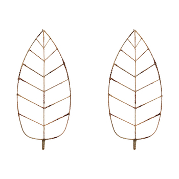 2PK LVD Decorative 80cm Maize Leaf Home Decor Large - Natural