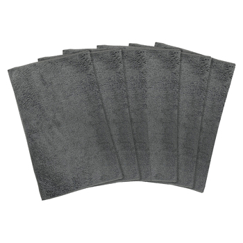 2 x 3pc Bambury Facial Cleansing Cloth Charcoal Bathroom Towel