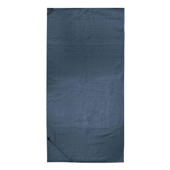 Bambury Matrix Large Microfibre Gym Towel w/ Zipper Pocket 60x120cm Denim
