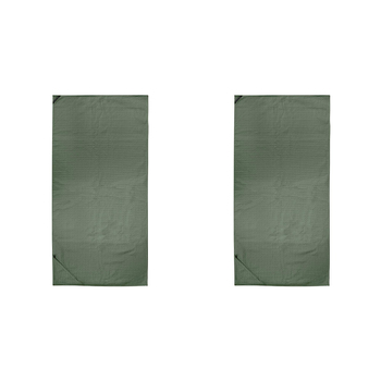 2PK Bambury Matrix Workout Microfibre Gym Towel Large Moss 60 x 120cm