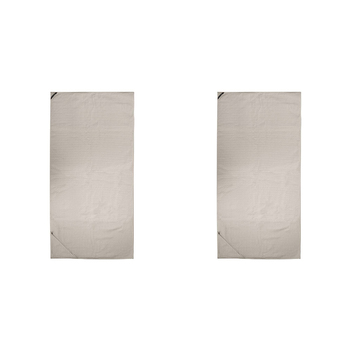 2PK Bambury Matrix Workout Microfibre Gym Towel Large Stone 60 x 120cm