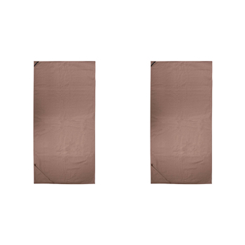 2PK Bambury Matrix Workout Microfibre Gym Towel Large Woodrose 60 x 120cm