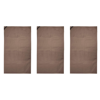 3PK Bambury Matrix Workout Microfibre Gym Towel Small Woodrose 40 x 70cm