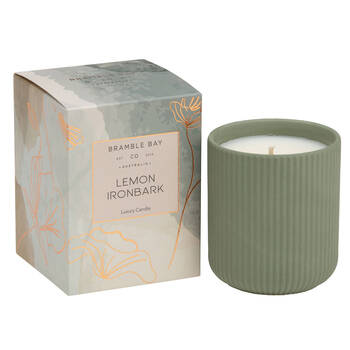 Bramble Bay Native Plum Lemon Ironbark Scented Ceramic Candle 270g
