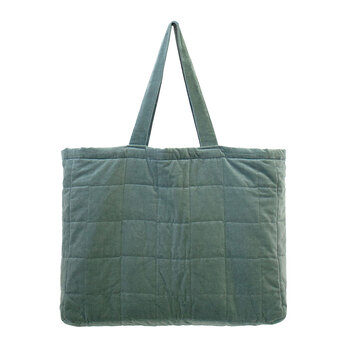 Bambury Nuno Cotton/Velvet Tote Beach Bag 245GSM Eucalyptus
