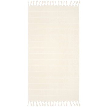 Bambury Ultra soft Durable Santorini Beach Towel Ivory 90 x 170cm Cotton Woven