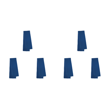 6PK Bambury Gym Workout Snap Cold Cooling Towel 30x100cm - Azure