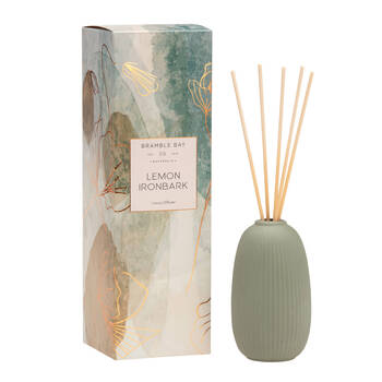 Bramble Bay Native Reed Diffuser Lemon Ironbark Scented Home Fragrance 150ml