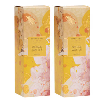 2PK Bramble Bay Native Reed Diffuser Gidgee Wattle Scented Home Fragrance 150ml