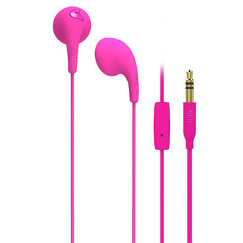 iLuv Bubble Gum Talk Earphones Pink