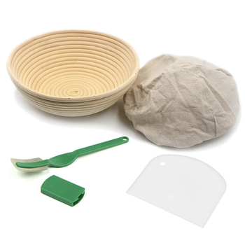 Brunswick Bakers 23cm Round Banneton Bread Proofing Set