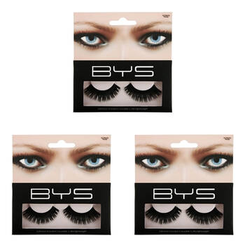 3PK BYS Ultimate Tease Lash Extensions Black