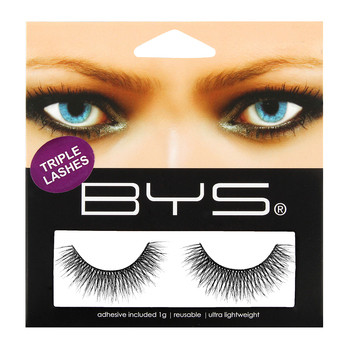 BYS Triple Temptation 1g Eyelashes Extensions Black