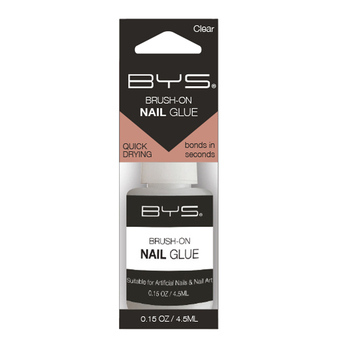 BYS Brush-On Nail Glue Clear 4.5ml