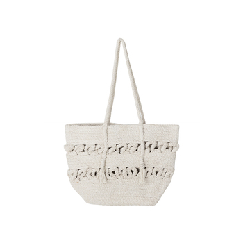 Bambury Ultra soft Moby Tote Shopping/Carry Bag 50x35cm Ivory Cotton