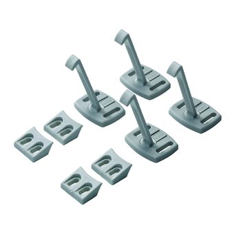 BabyDan Catch Lock Protection For Cabinet & Drawer - White