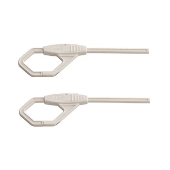 BabyDan Double Slide Lock For Furniture Cabinet - White