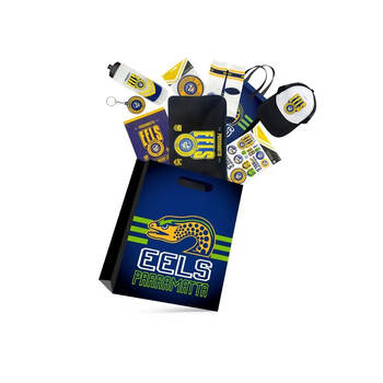 NRL Parramatta Eels Showbag Premium Supporter Pack for Fans - 8y+