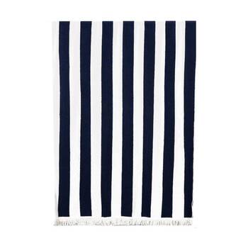 Canningvale Extra Large Cabana Grande Terry Beach Towel Navy 100x180cm