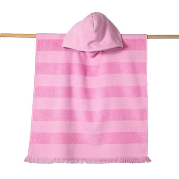 Canningvale Capresi Kids/Children Hooded Beach Towel - Sherbet
