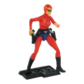 The Phantom Julie Walker Phantom Red Variant HACKS Action Figure Toy 4in