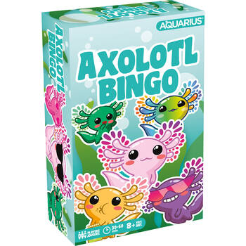 Aquarius Axolotyl Family Bingo Board Game 10x10cm 8y+