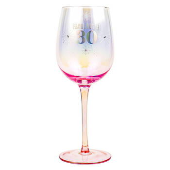 LMD 30th Holographic 430ml Stemmed Red Wine Glass Drinkware