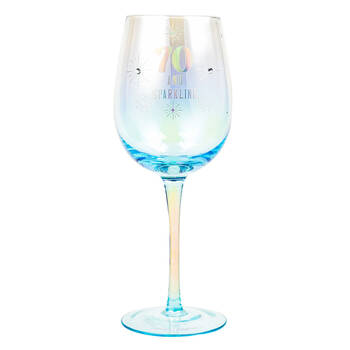 LMD 70th Holographic 430ml Stemmed Red Wine Glass Drinkware