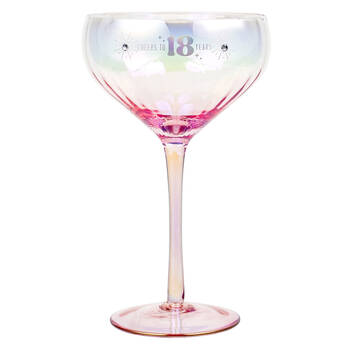 LMD 18th Holographic Stemmed 300ml Coupe Glass Drinkware